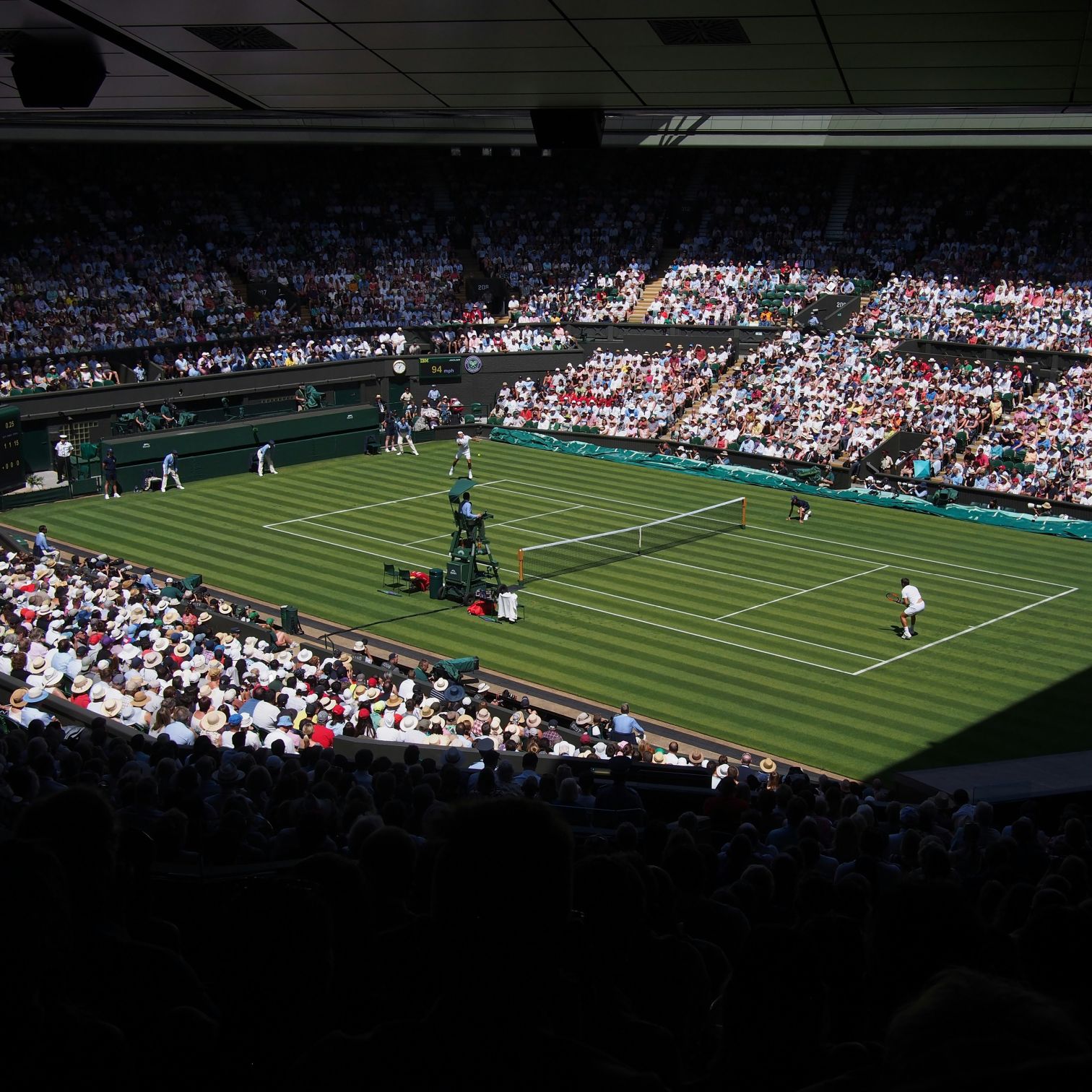 A Football Stadium Filled With People