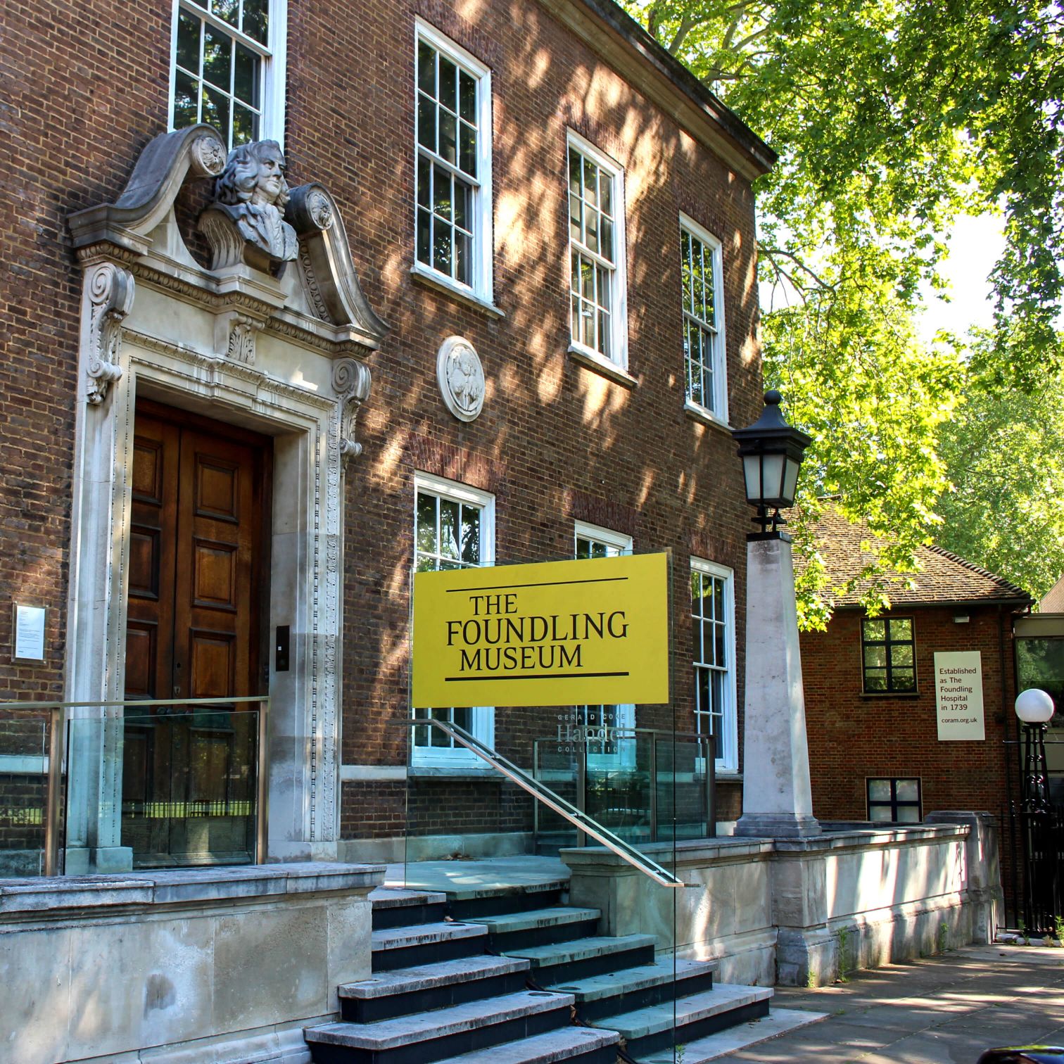A Building With A Sign On It