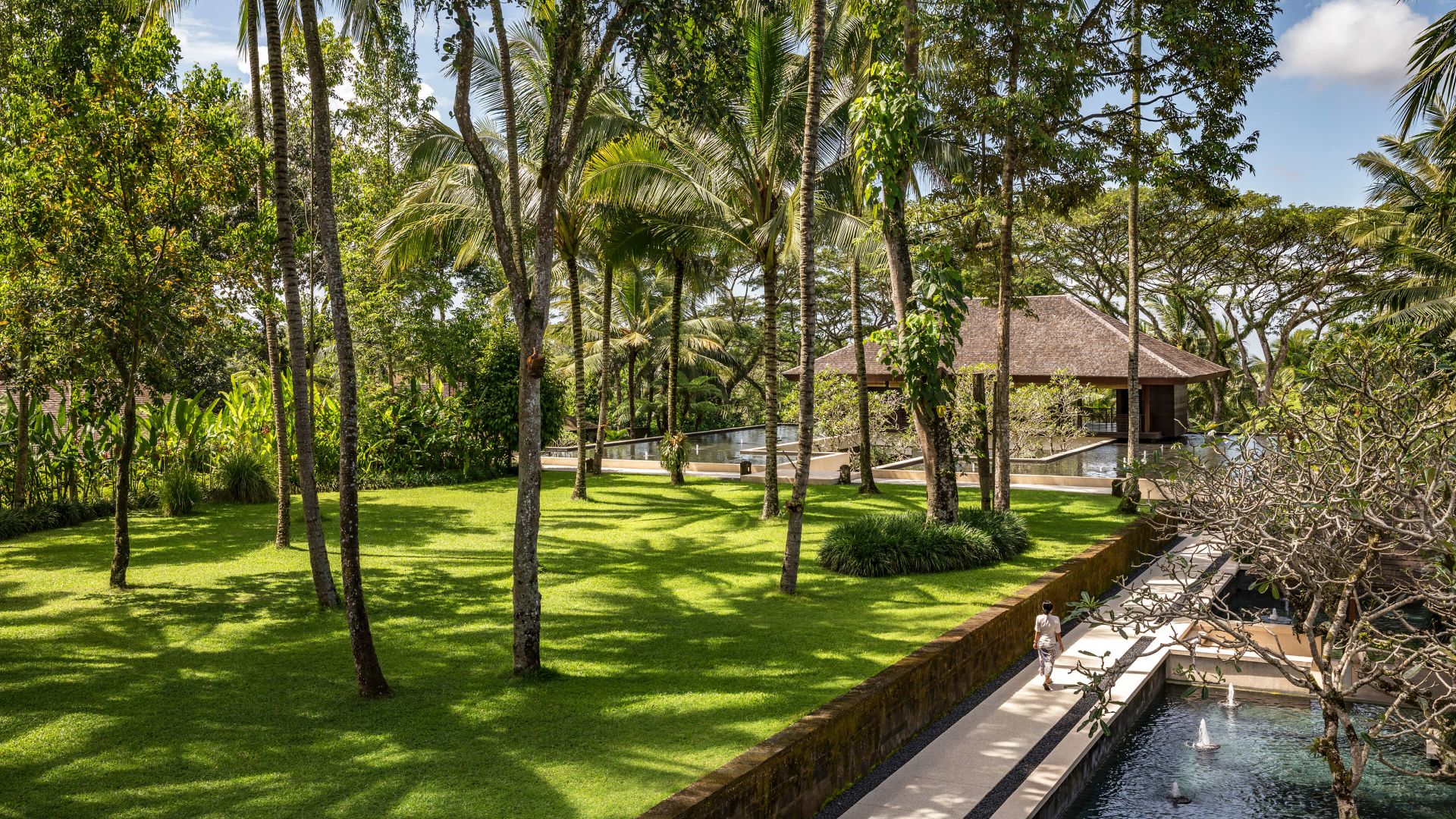 A House With A Stream Running Through It