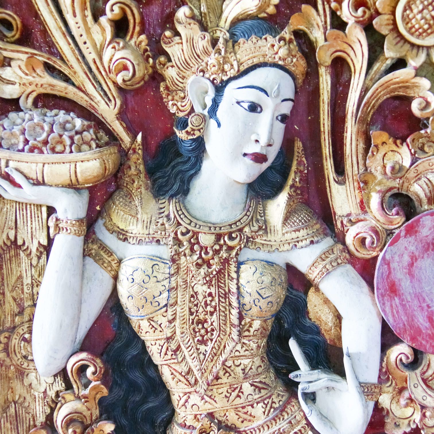 A Statue Of A Person