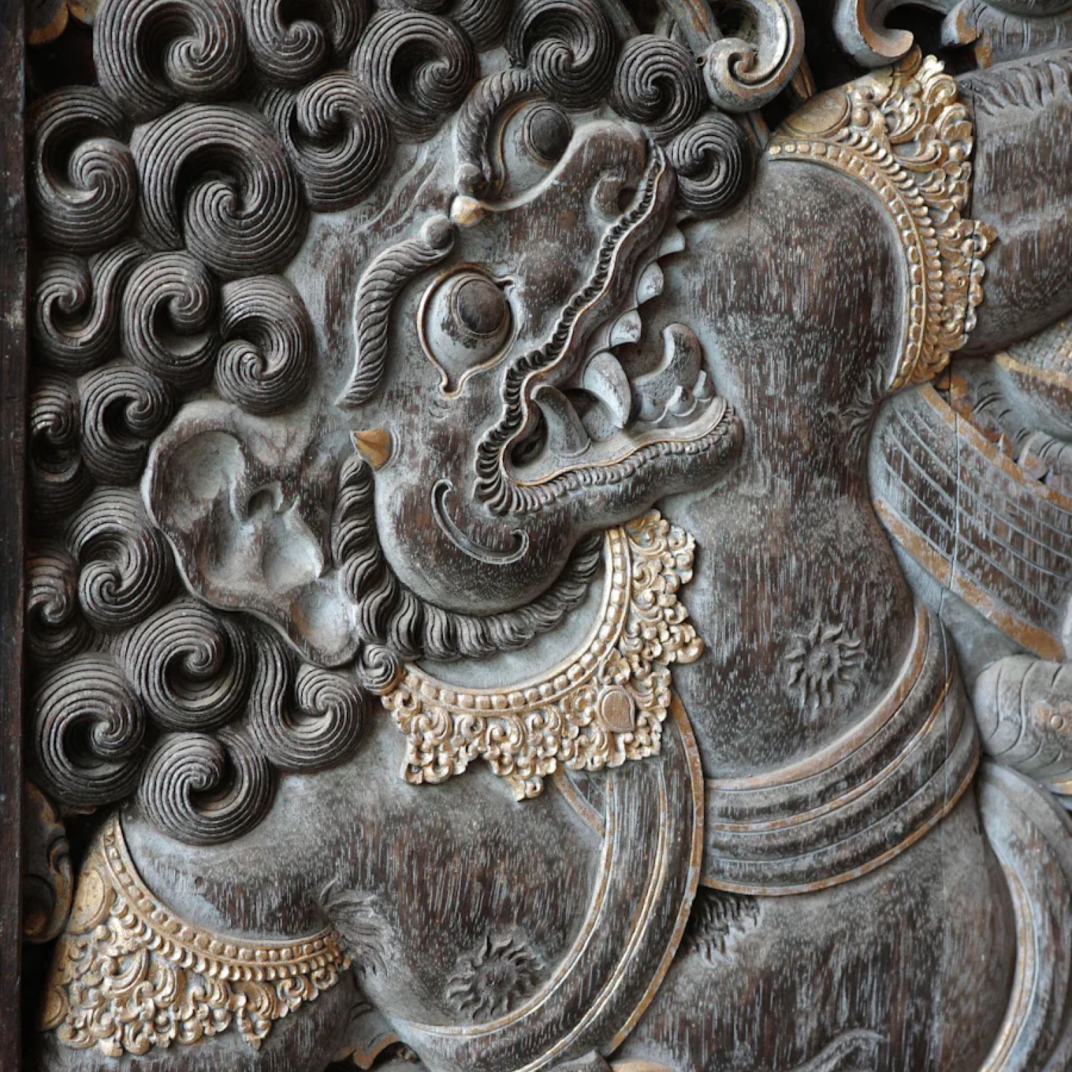 A Close-up Of A Sculpture
