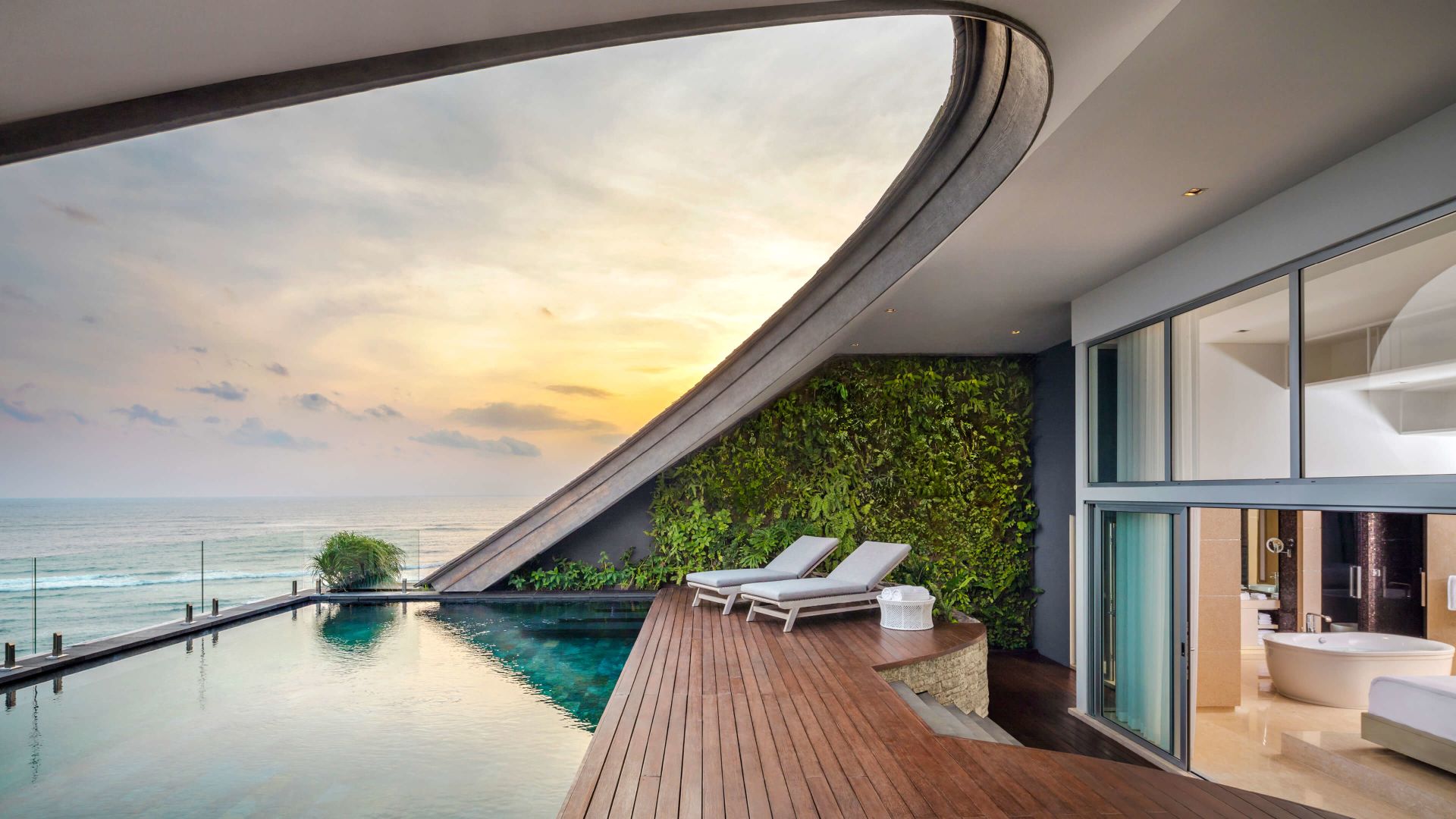 A Pool And A Deck