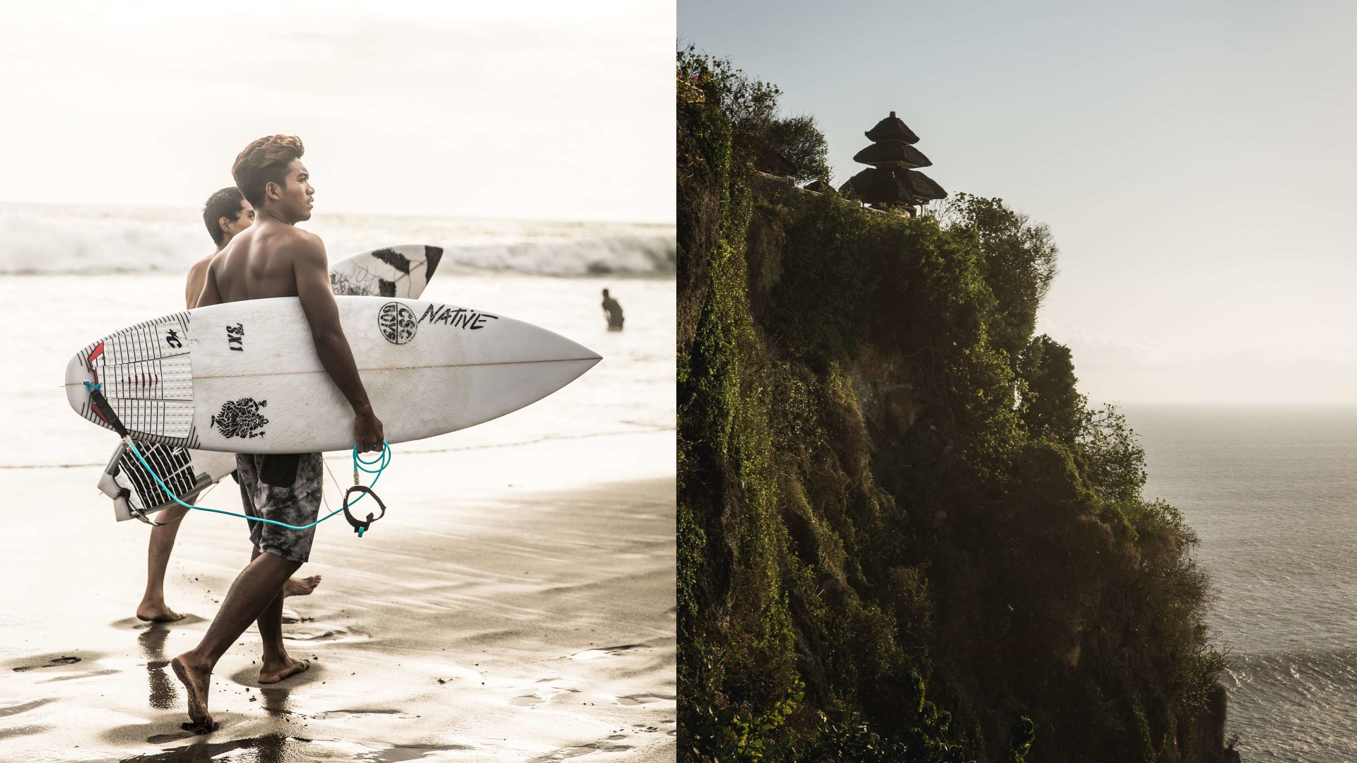 A Person Carrying A Surfboard On A Beach