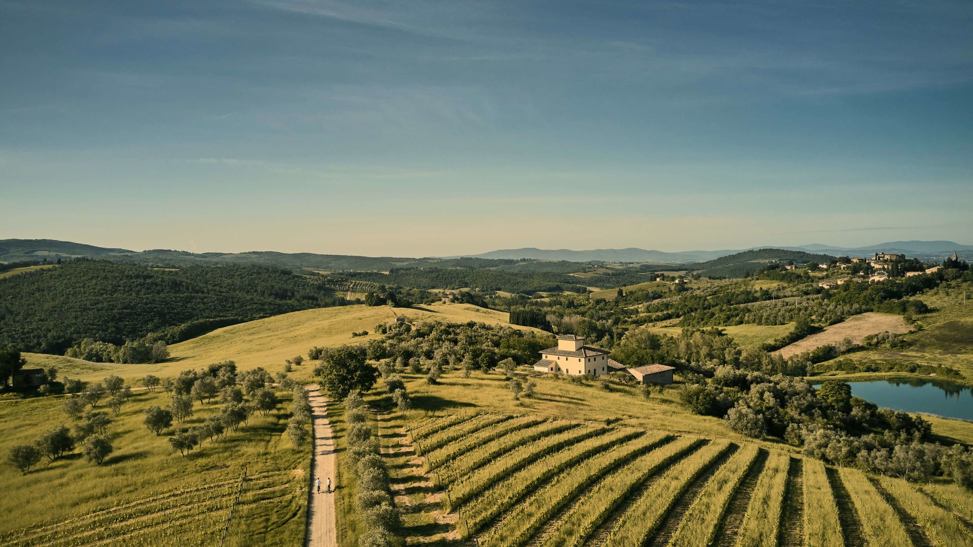 A Landscape With Fields And Trees