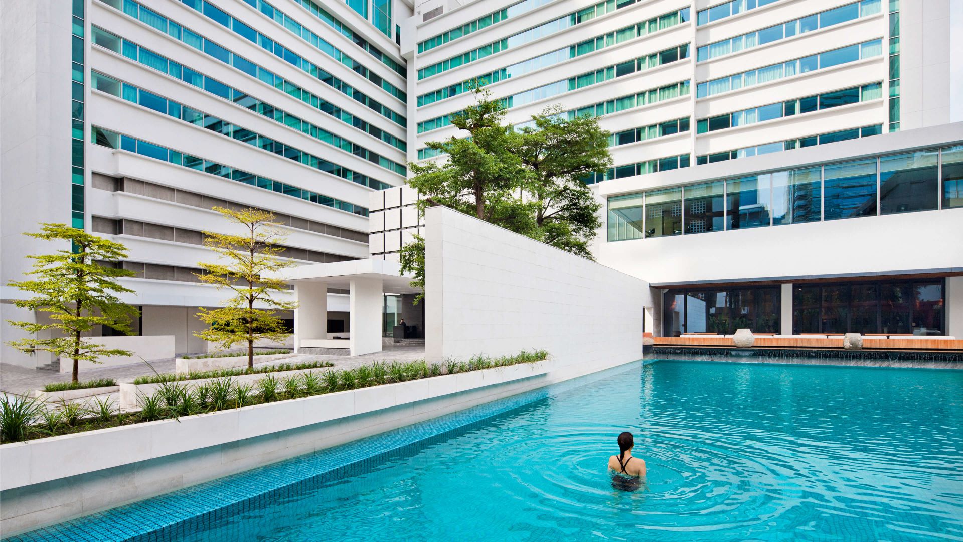 A Person In A Pool