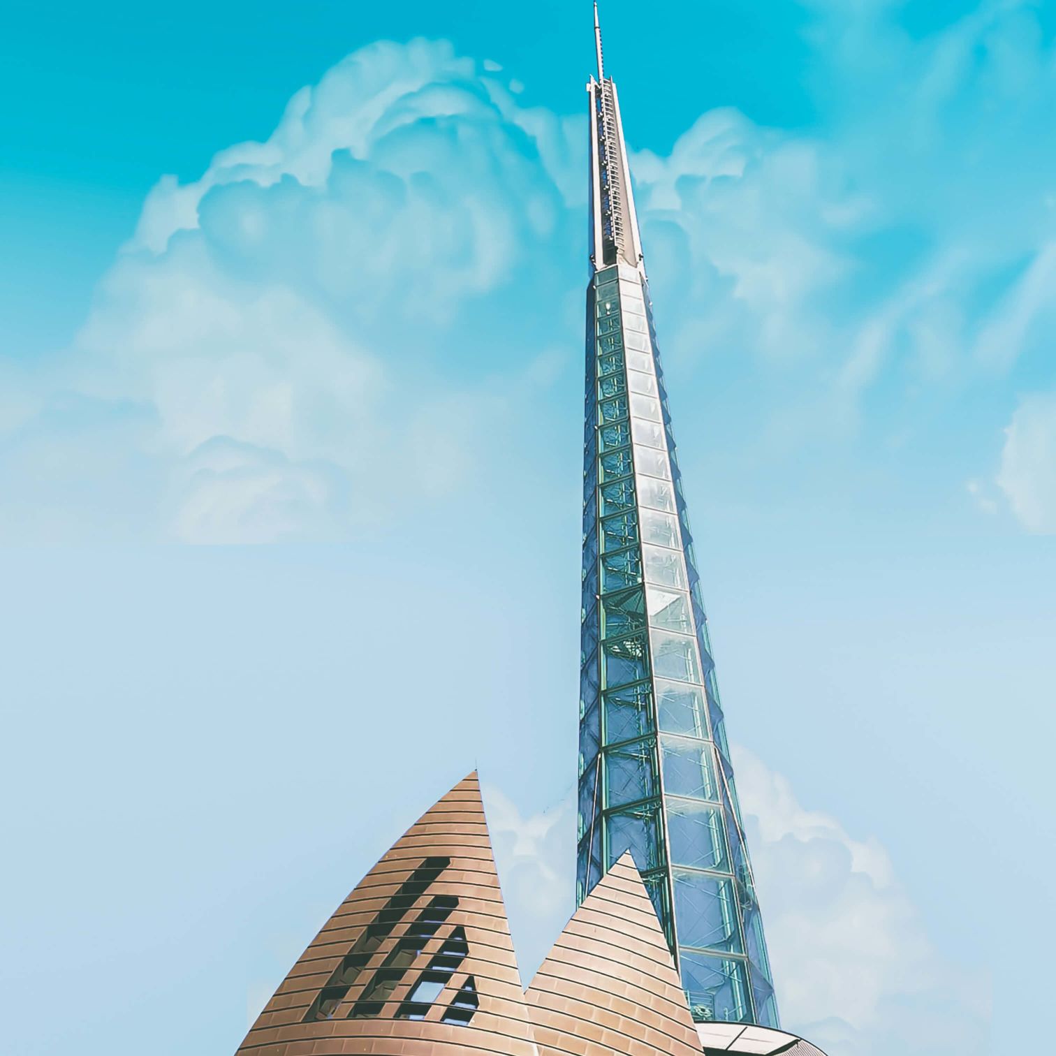 A Tall Metal Tower