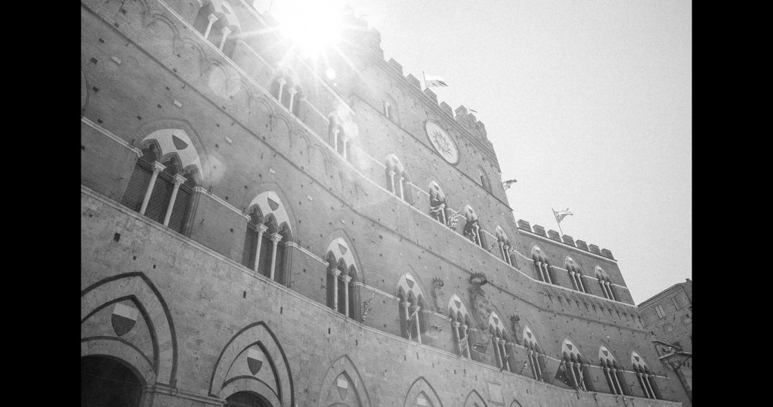 A Clock On A Tower