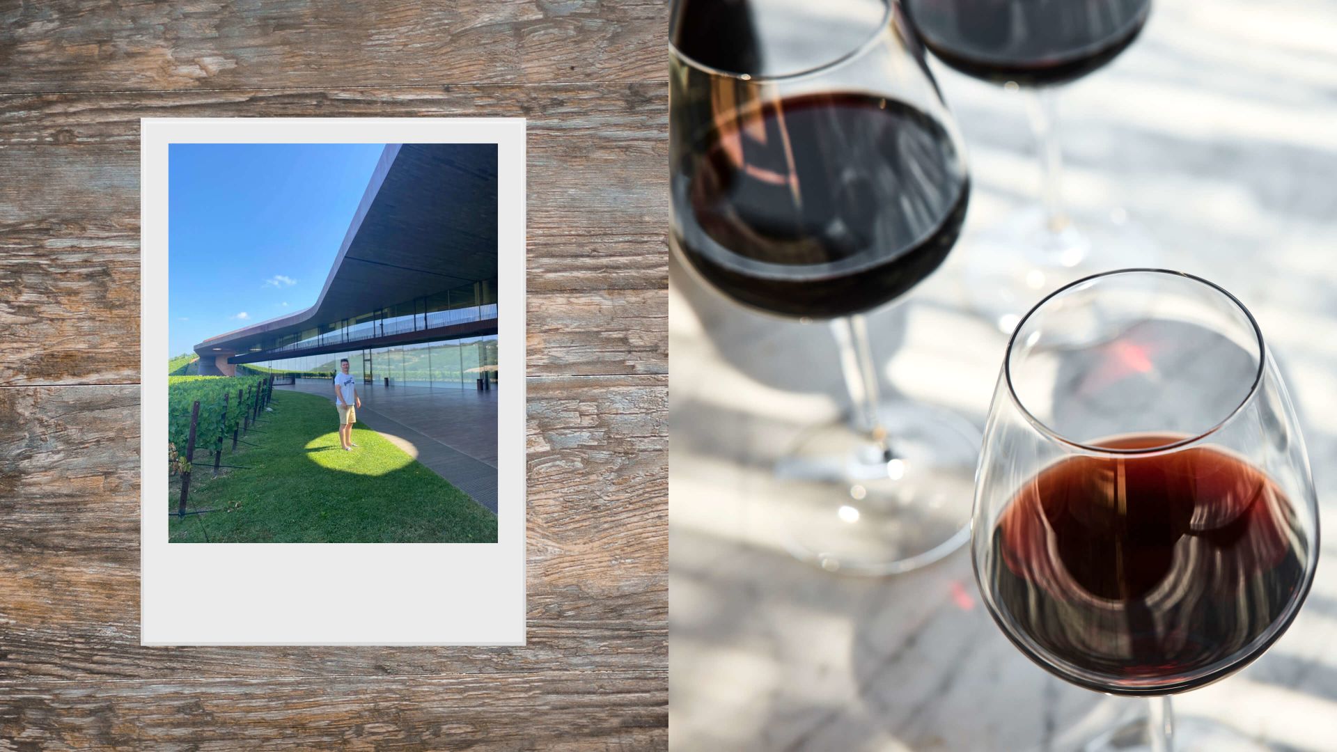 A Television Screen Next To A Glass Of Wine
