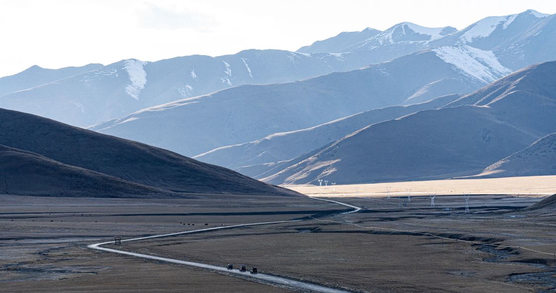A Road In A Valley