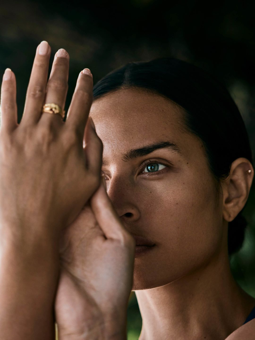 A Person With The Hand On The Face