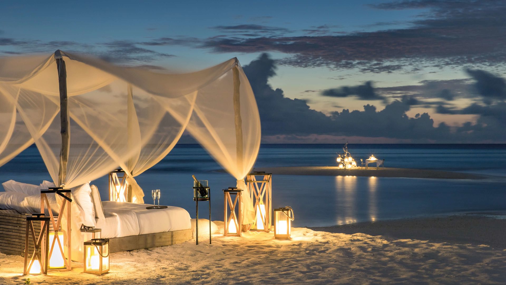 A Tent On A Beach