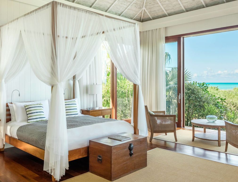 A Bed With A Canopy