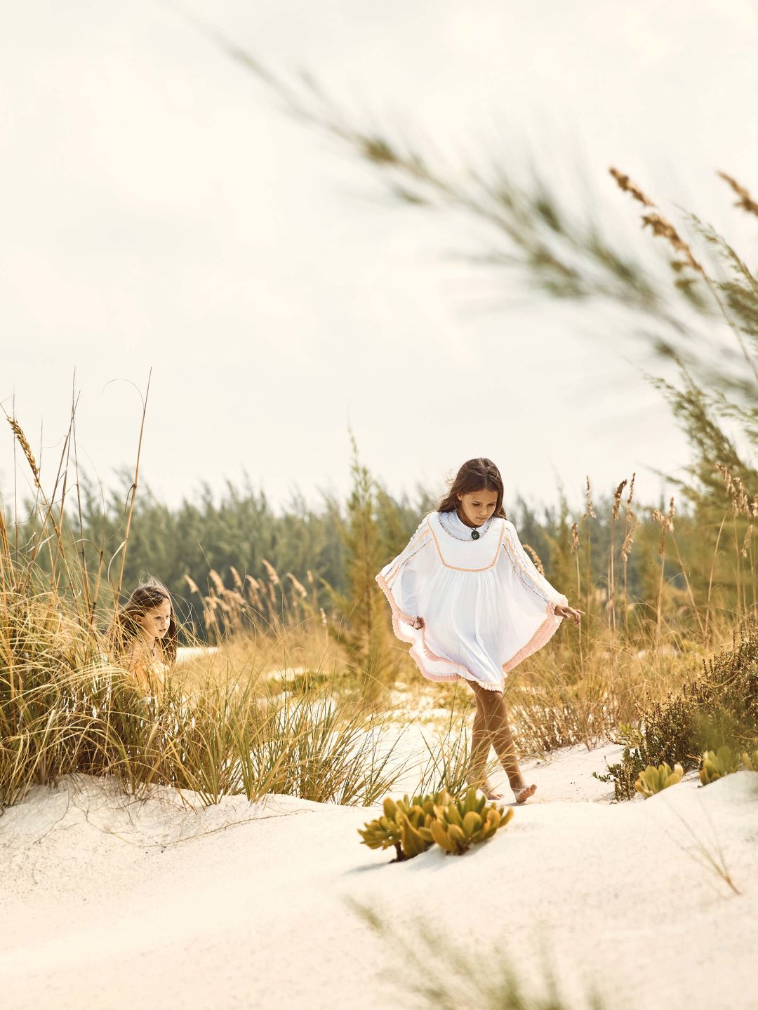 A Person Walking On A Sandy Path