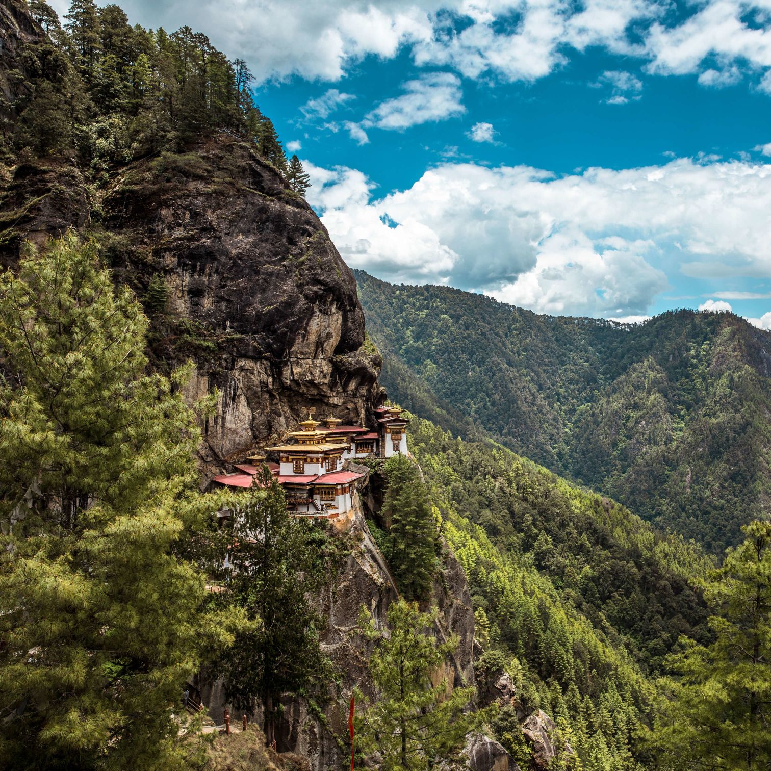 A Building On A Cliff
