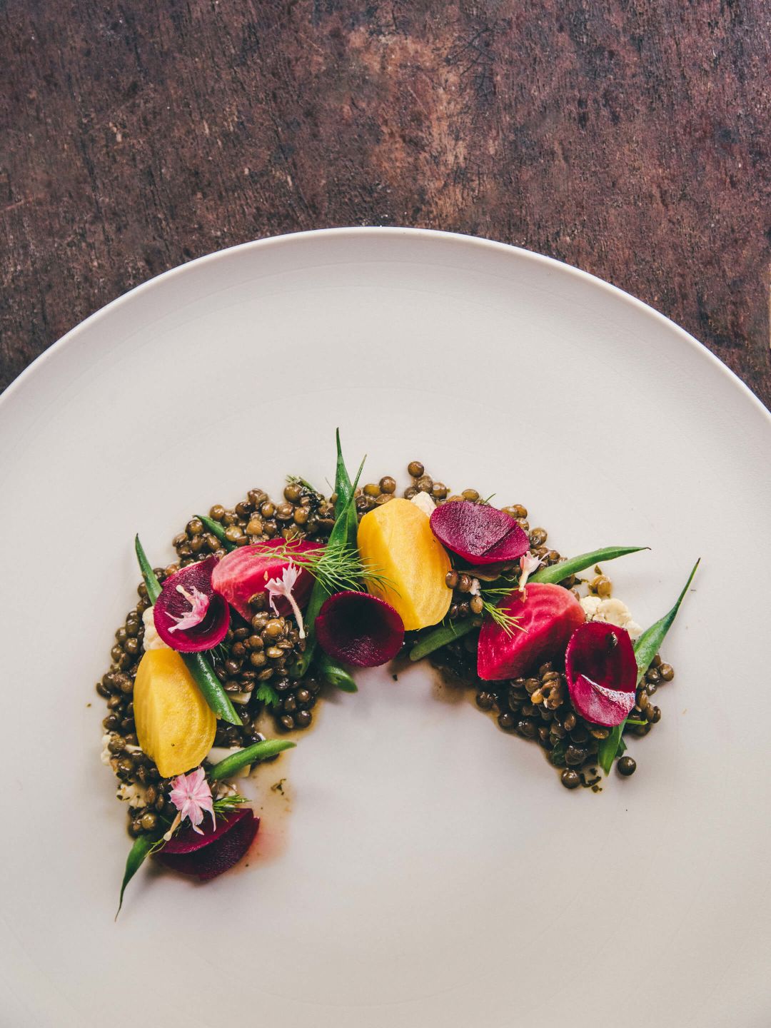 A Plate Of Flowers