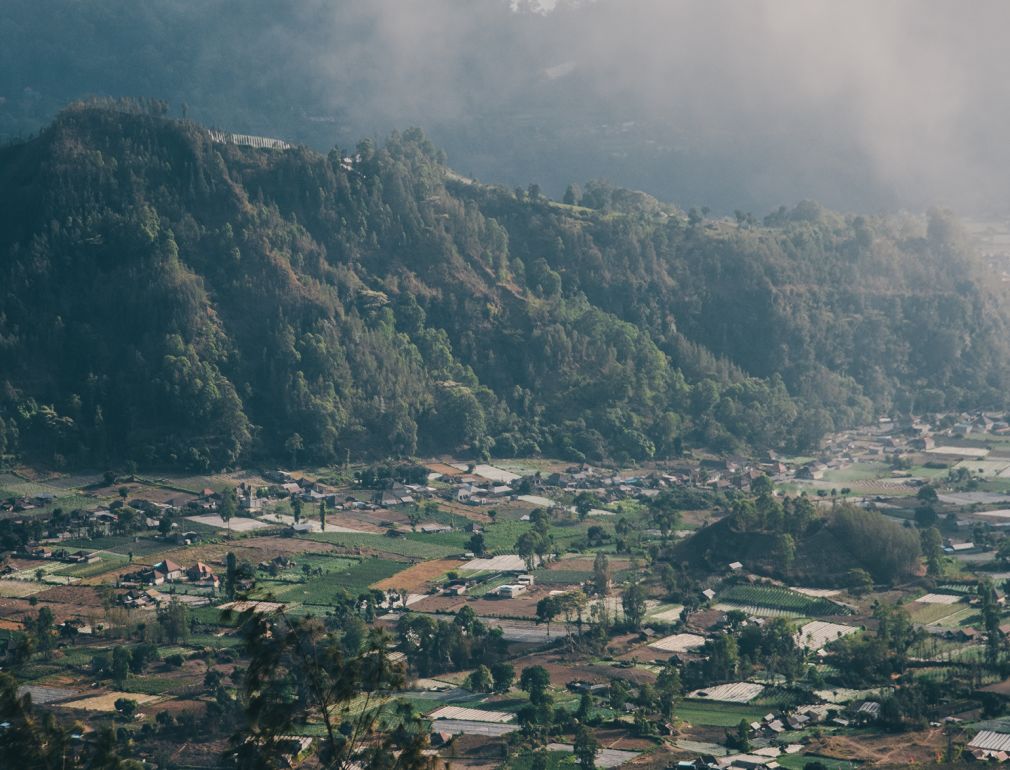 A Valley Between Mountains