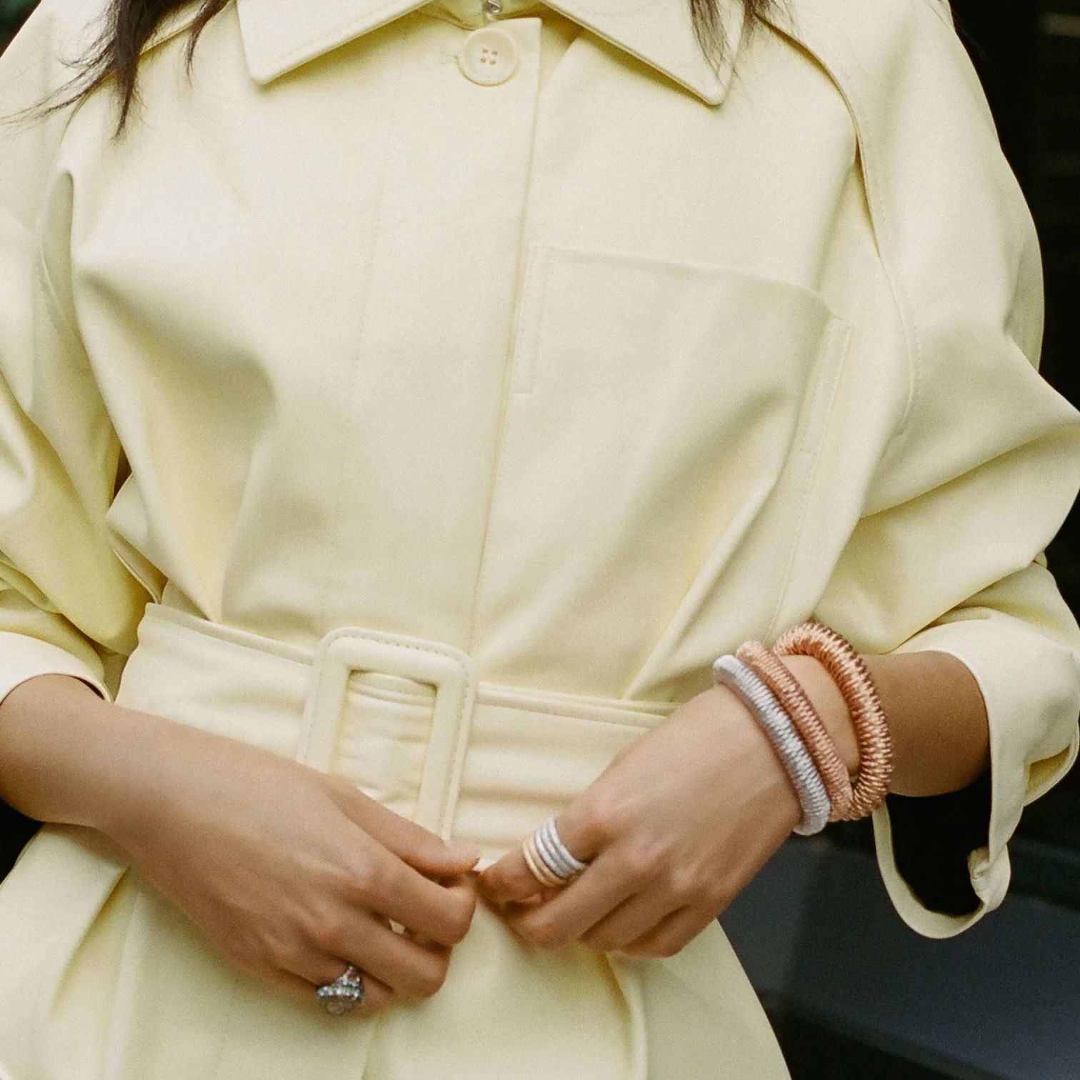 A Person Wearing A White Dress