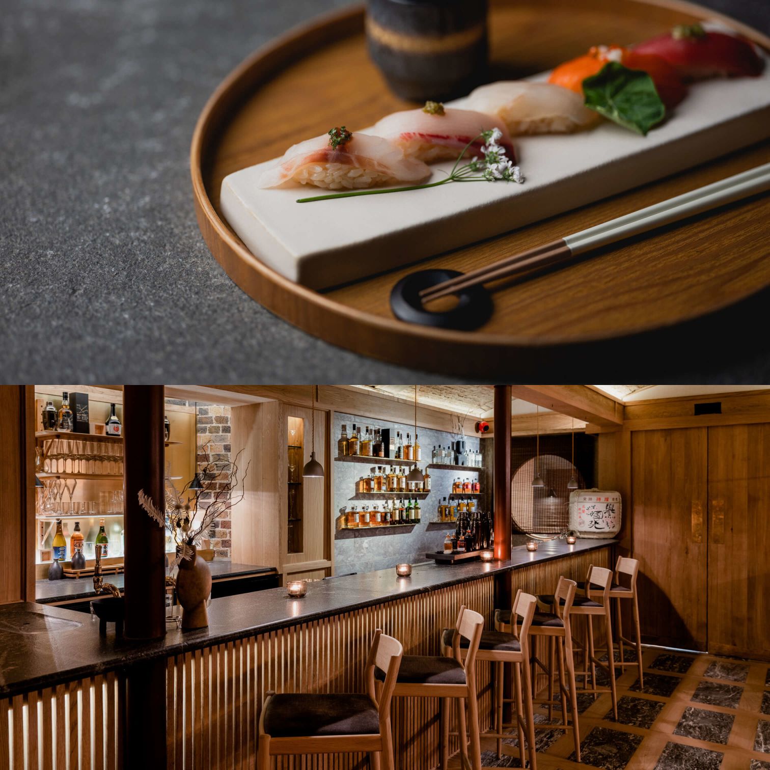 A Large Wooden Spoon In A Restaurant