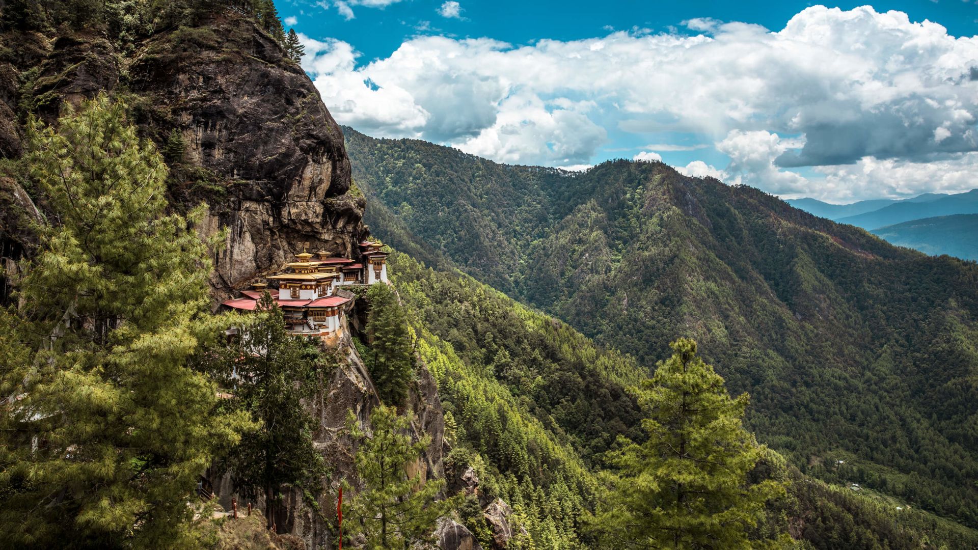 A Building On A Hill
