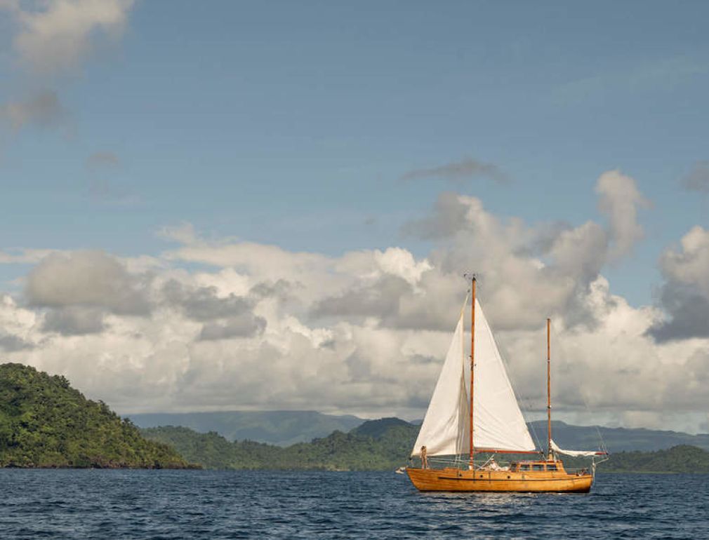 A Sailboat On The Water