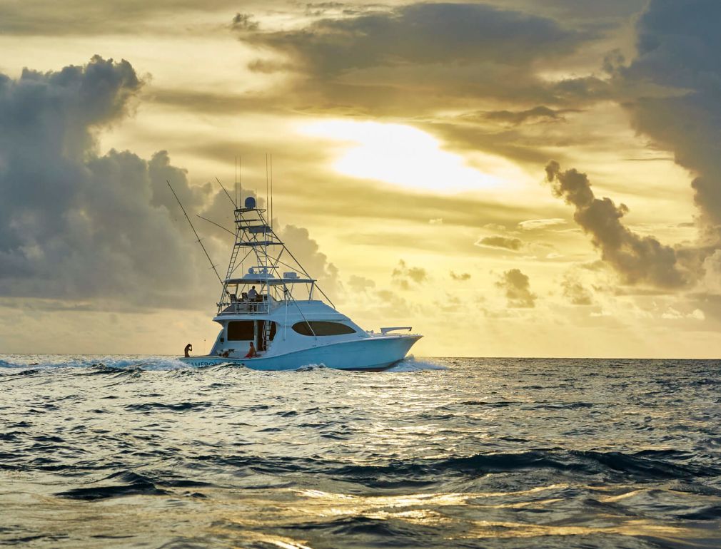 A Boat In The Ocean