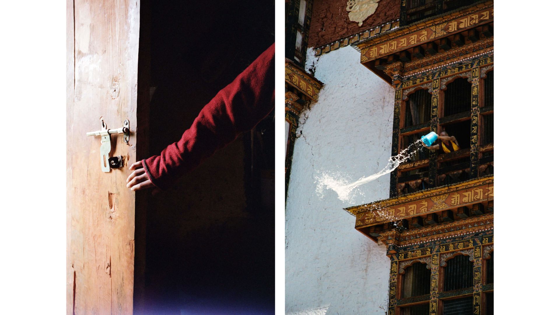 A Person Holding A Cross