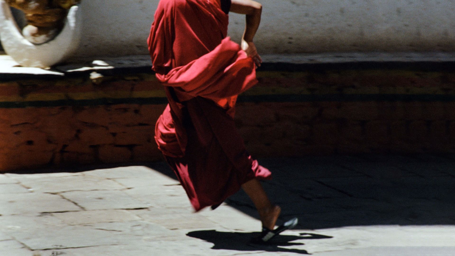A Person Wearing A Red Dress