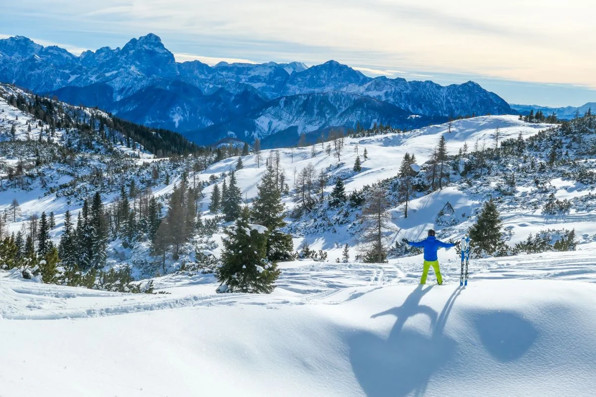 Nassfeld slope in Austria
