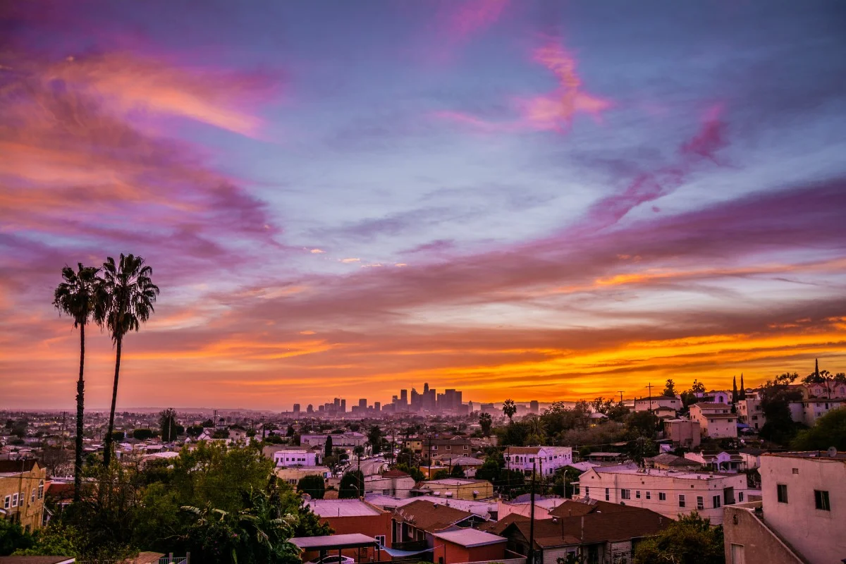 Sunset in Los Angeles