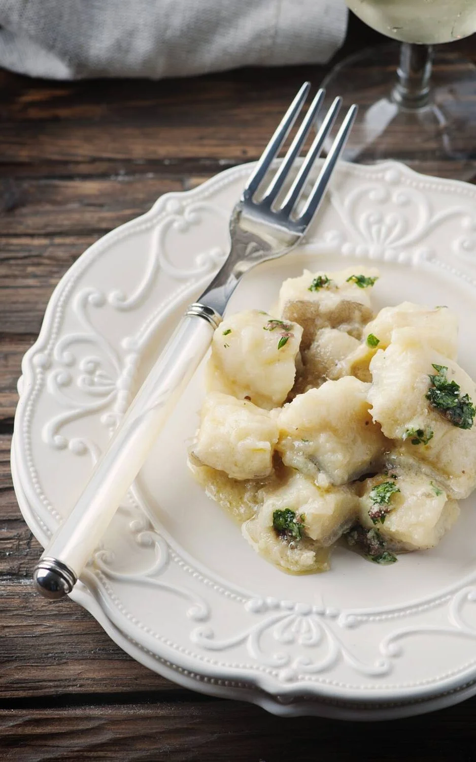 Cod in cream