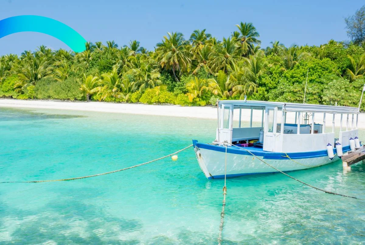 Ferry in Maldives
