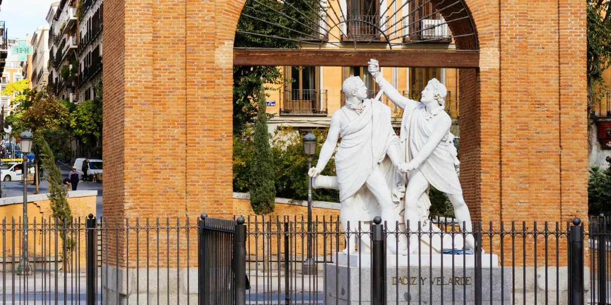 Plaza Dos de Mayo in Malasana district