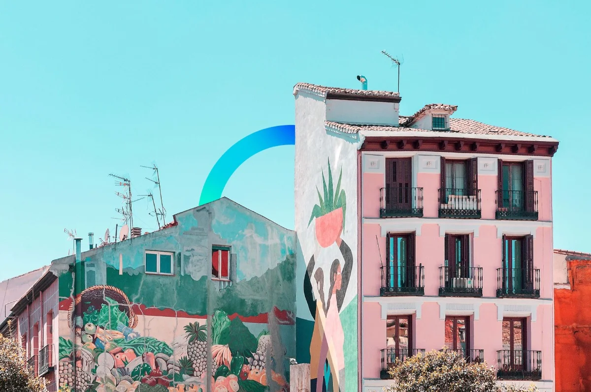 Street art in La Latina disctrict, Madrid