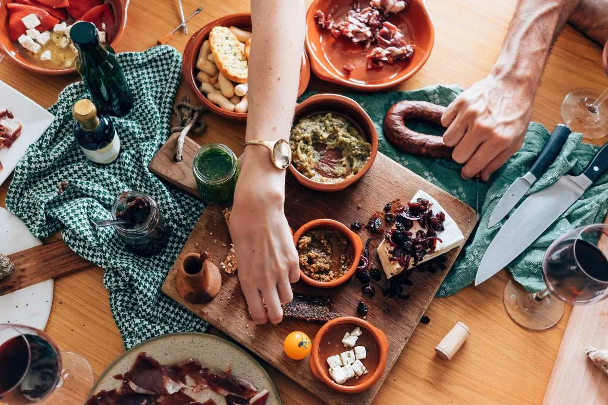 Tapas on the table