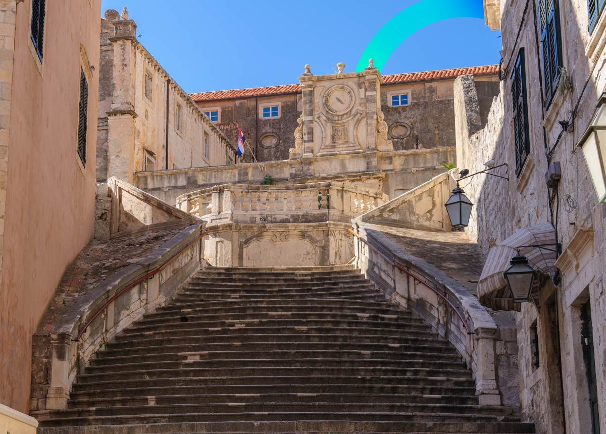 Jesuit Stairs in Dubrovnik known from Game of Thrones © iStock