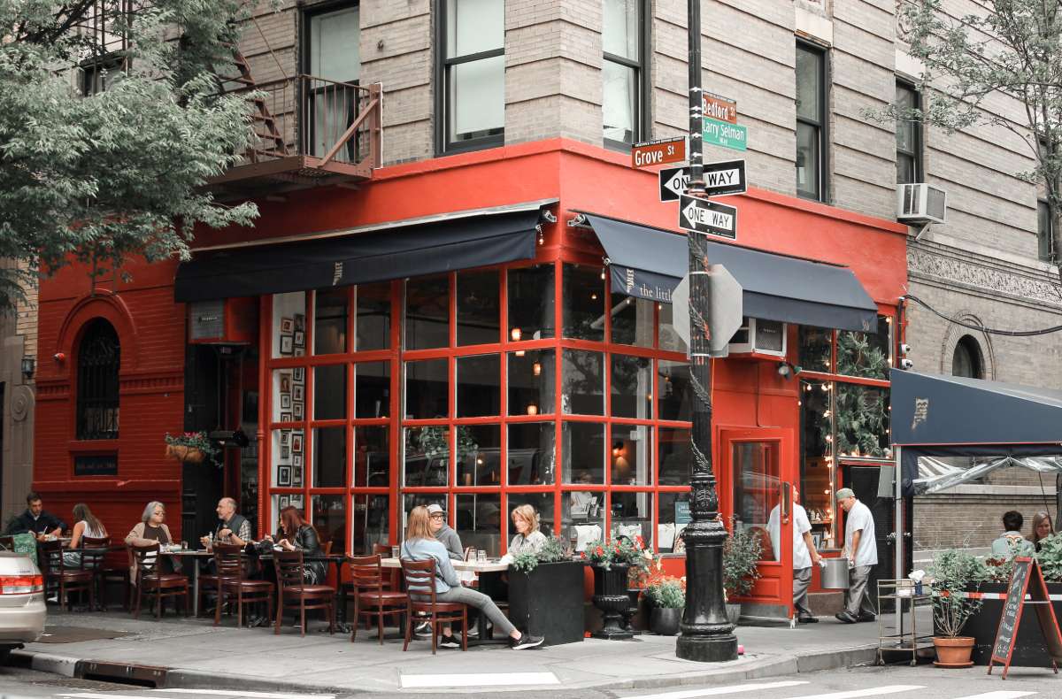 90 Bedford Street, the front of the building known as Central Perk from