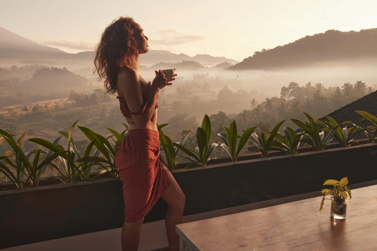 Traveler in Bali