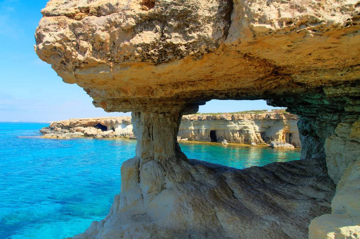 Limestone cliffs near Ayia Napa in Cyprus © shutterstock