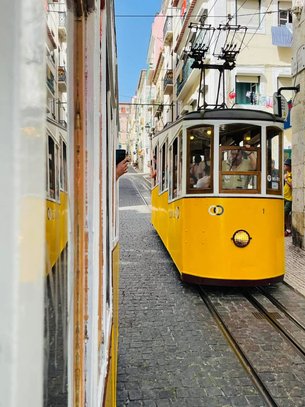 Yellow tram line 28, Lisbon