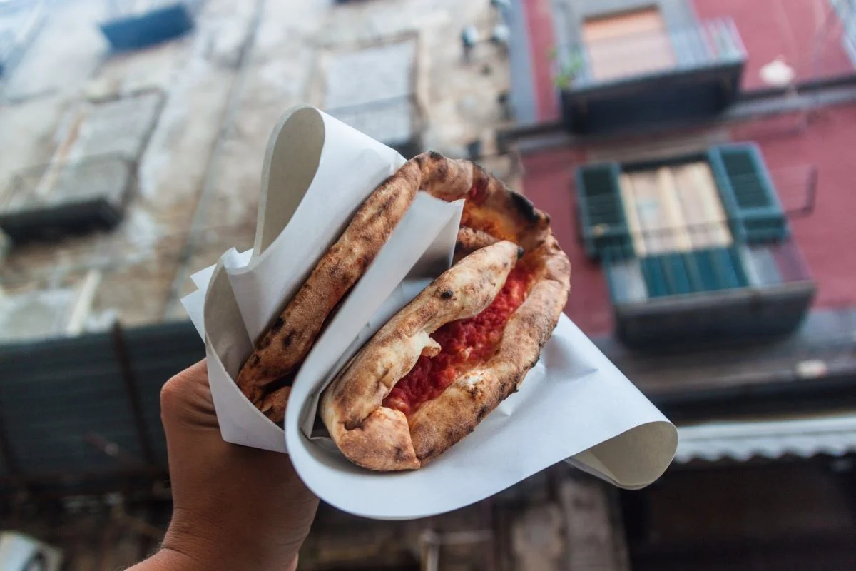 Pizza as sandwich