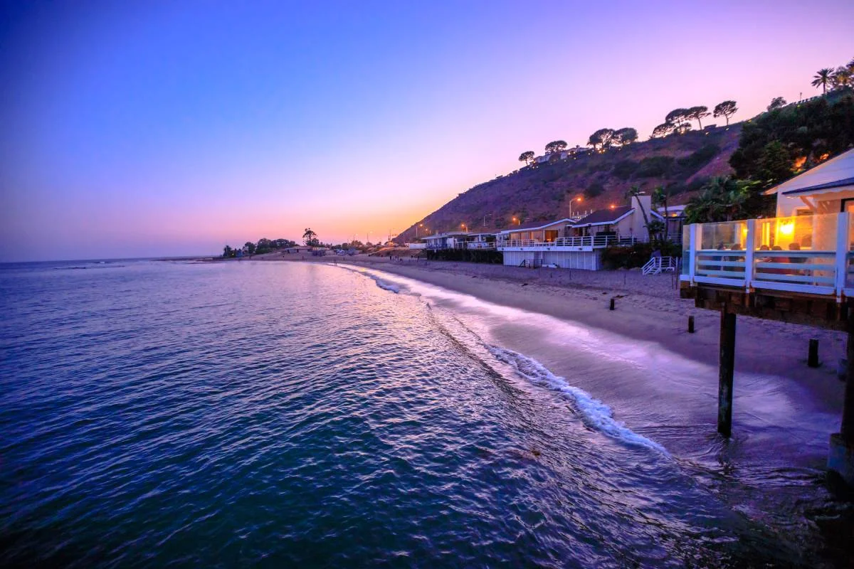 Malibu by night