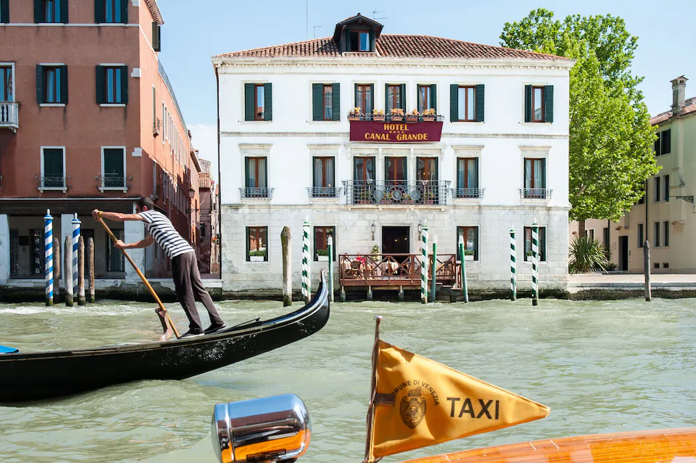 Wenecja- hootel canal grande