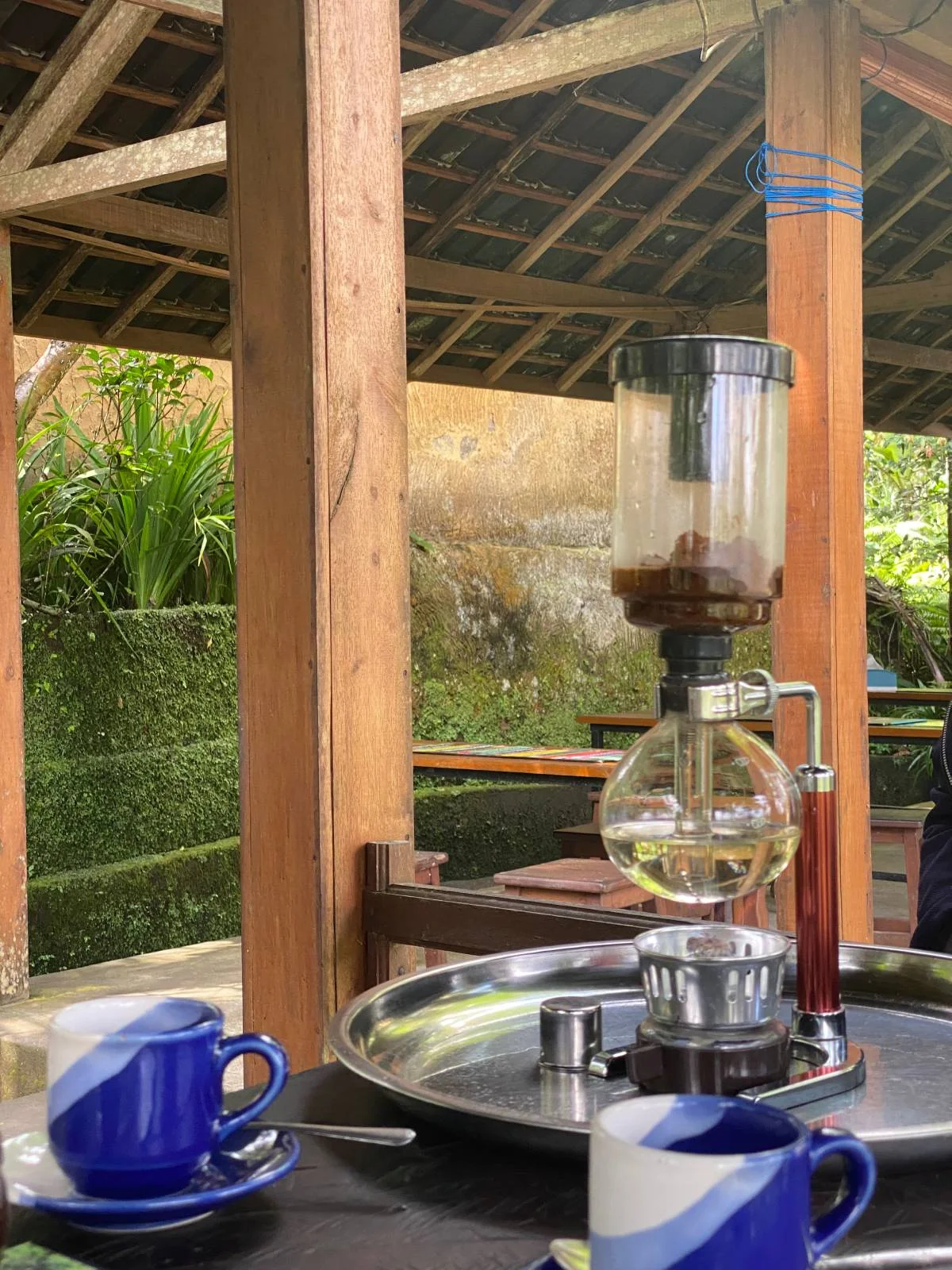 Brewing kopi luwak coffee, Bali