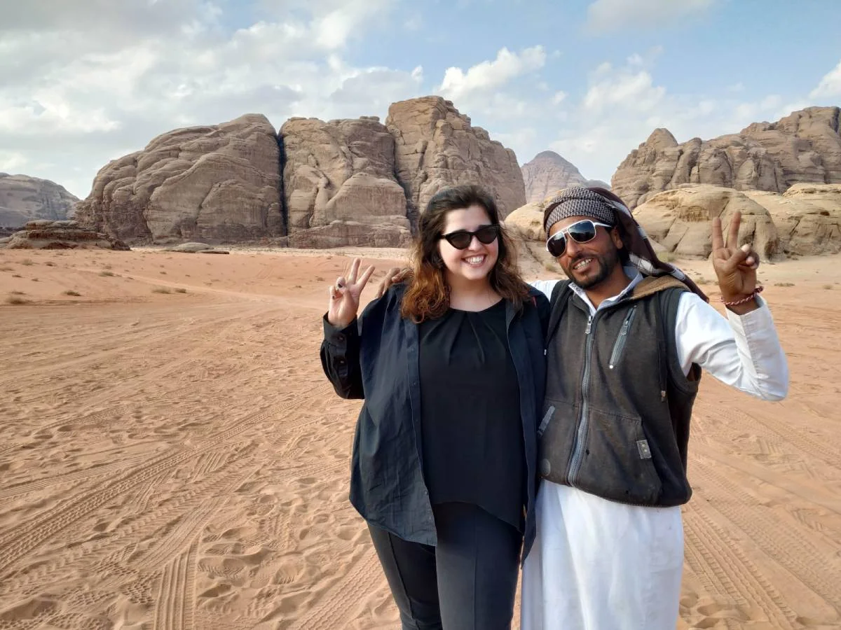 Me and my guide, Jordan © Daria Prygiel