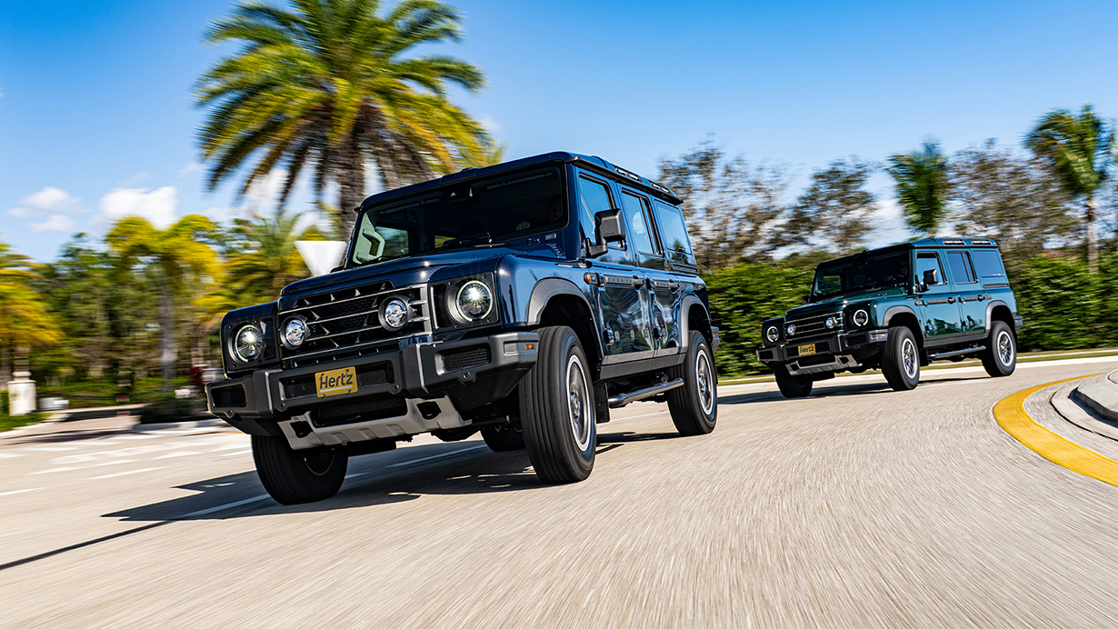 INEOS Grenadier Now Available for Rent with Hertz